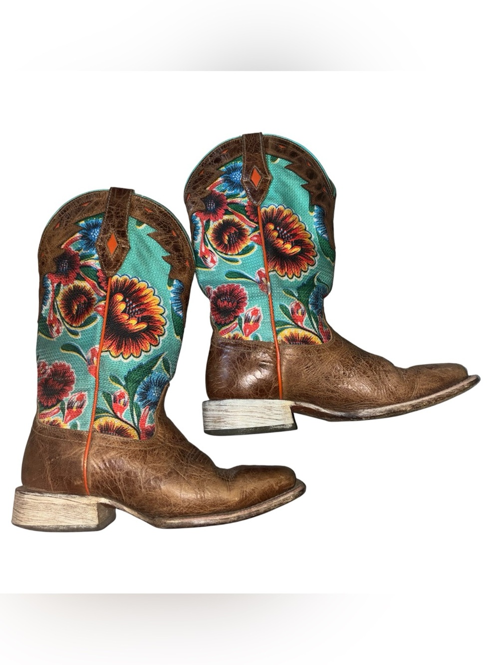 Ariat Circuit Women's Floral Champion Boot Size 8.5 - Picture 8 of 10